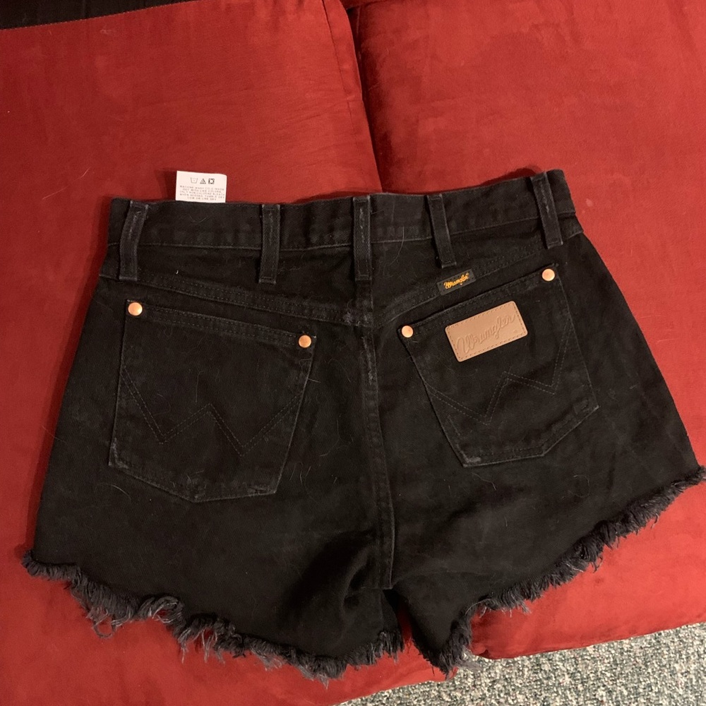Black Wrangler Shorts